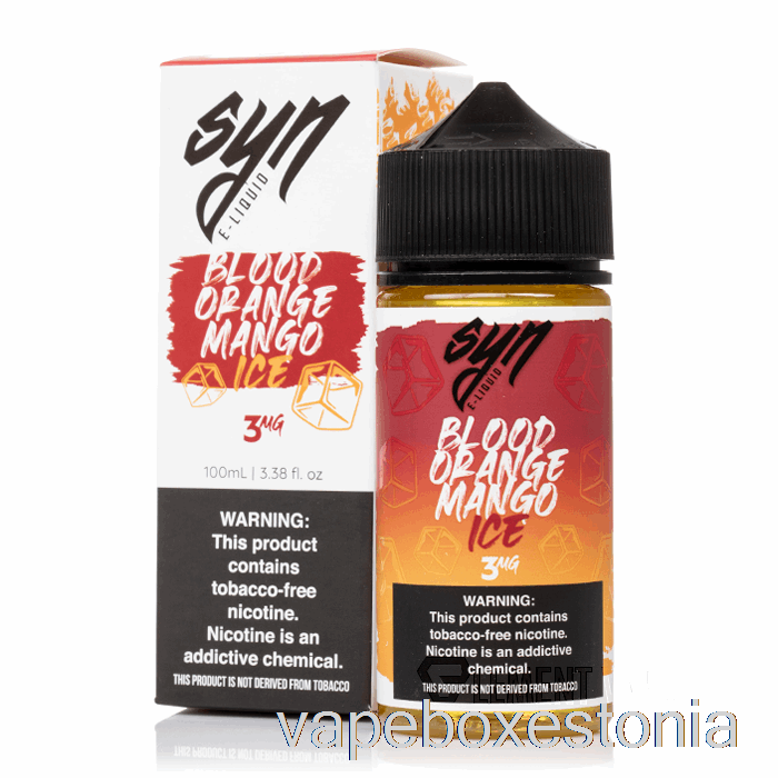 Vape Box Estonia Jäävereapelsin Mango - Syn Vedelikud - 100ml 3mg